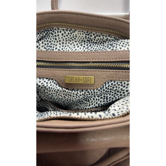 Sasha + Sofi Convertible Tote Bag Crossbody Handbag - Picture 3 of 12